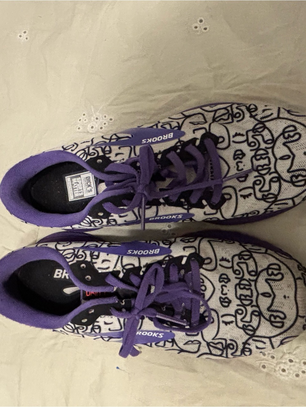 Brooks Women’s Purple and White Running Shoes